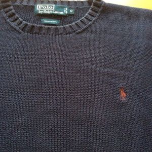 Crewneck cotton sweater